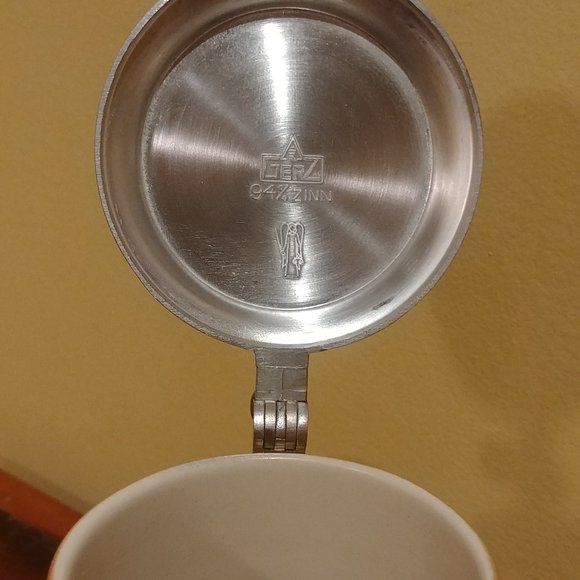 Vintage Gerz German Beer Stein Tankard Mother Mama Fox Baby Fox Kits RARE - Picture 8 of 10